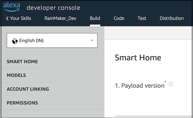 Account Linking tab