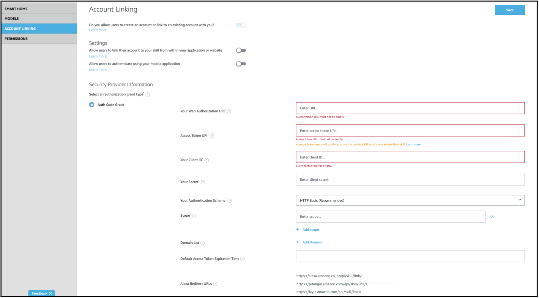 Account Linking