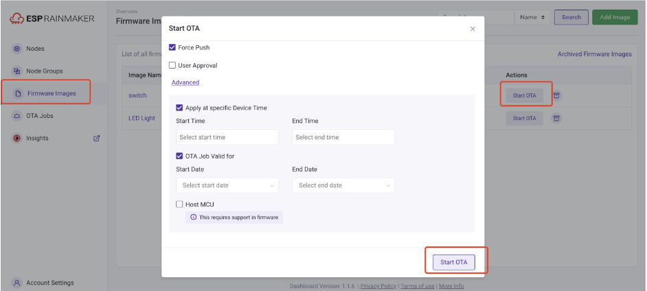 dashboard ota 1
