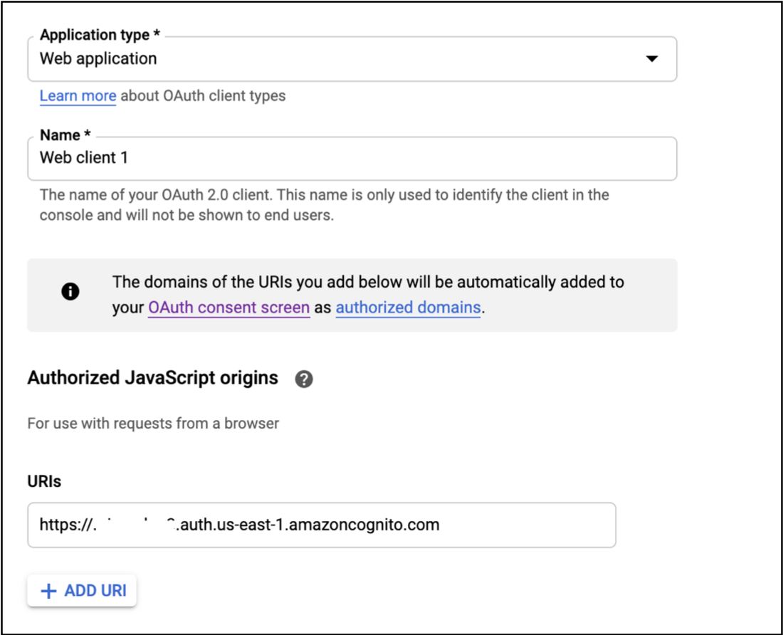 Cognito Domain 