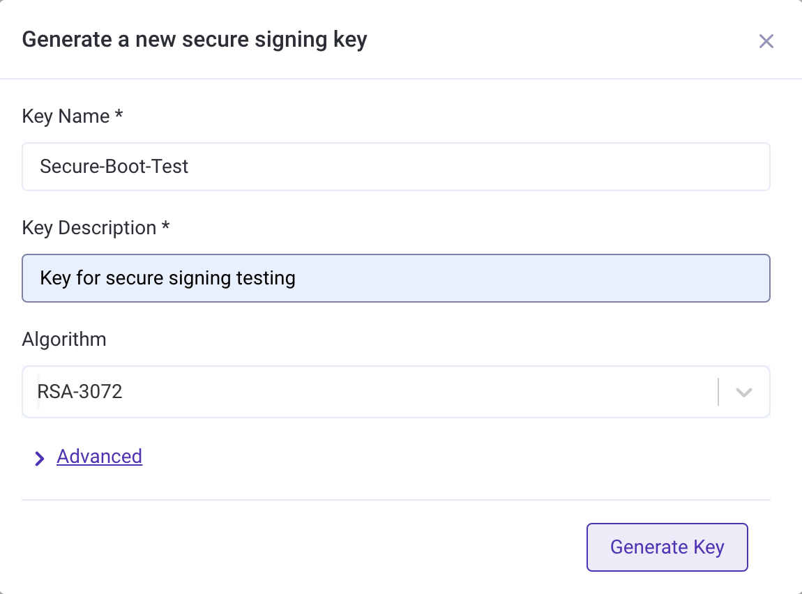 secure-key-create