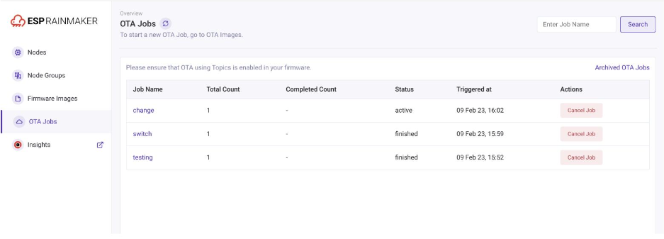 dashboard ota 2